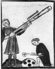 Ältester bekannter Abzugsmechanismus (Codex Vindobana 3069, Österreichische Nationalbibilothek, Wien)